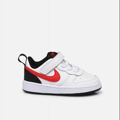 NIKE Nike Court Borough Low 2 WHITE/UNIVERSITY RED-BLACK