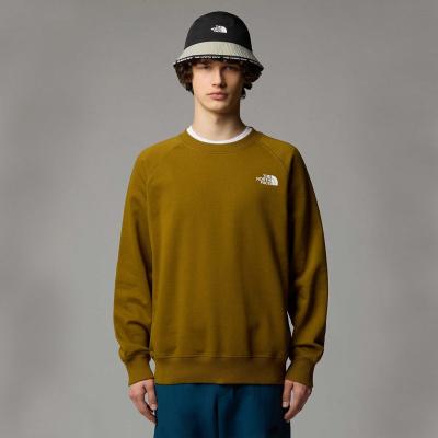 THE NORTH FACE  NTF M RAGLAN BOX NSE CREW MOSS GREEN