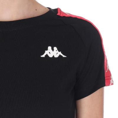 KAPPA T-SHIRT 222 BANDA WOEN BLACK-RED