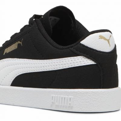 PUMA PUM PUMA CLUB II PS PUMA BLACK-PUMA WHITE-PUMA GOLD