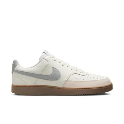 NIKE NIK NIKE COURT VISION LO  SAIL/LT SMOKE GREY-LT OREWOOD BRN-WHITE