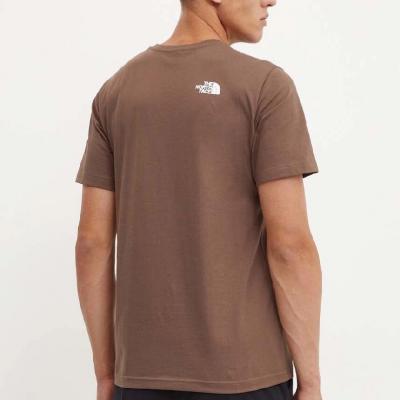 THE NORTH FACE  NTF M S/S SIMPLE DOME TEE SMOKEY BROWN