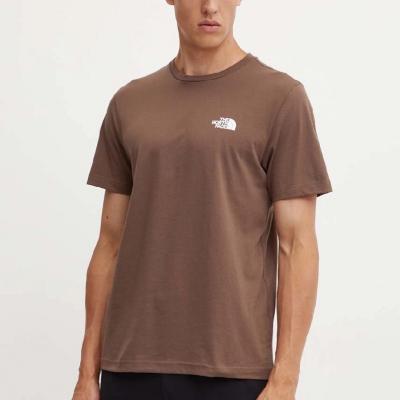 THE NORTH FACE  NTF M S/S SIMPLE DOME TEE SMOKEY BROWN