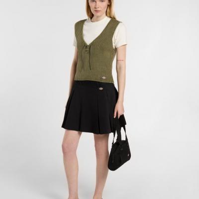 DICKIES UNIONVILLE WORK SKIRT PLEATED BLACK