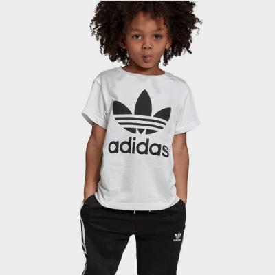 ADIDAS TREFOIL TEE WHITE/BLACK