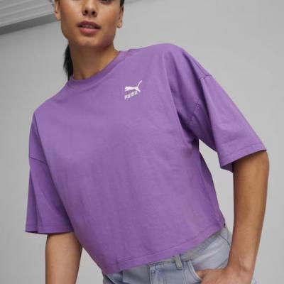 PUMA PUM BETTER CLASSICS OVERSIZED TEE ULTRAVIOLET