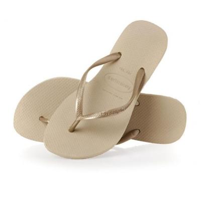 HAVAIANAS  SLIM SAND GRAY/GOLD