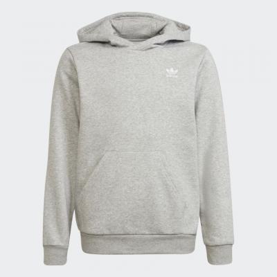 ADIDAS HOODIE MGREYH/WHITE