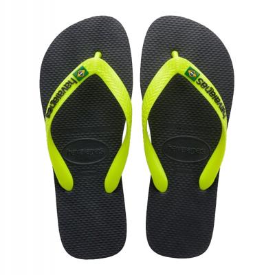 HAVAIANAS  BRASIL LOGO NEW GRAPHITE 