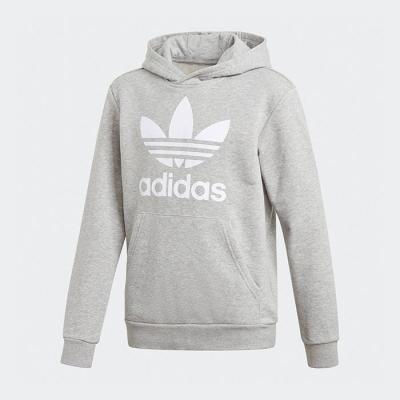 ADIDAS TREFOIL HOODIE MGREYH/WHITE