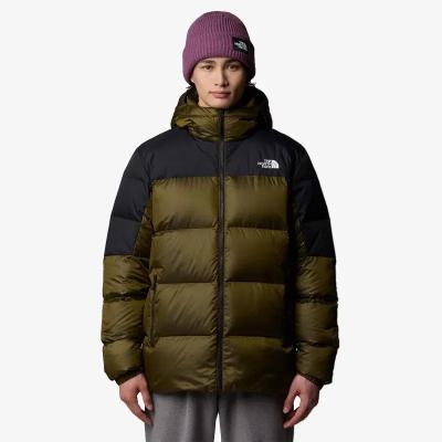 THE NORTH FACE  NTF M DIABLO DOWN 2.0 HOODIE MOSS GREEN BLACK HEATHE