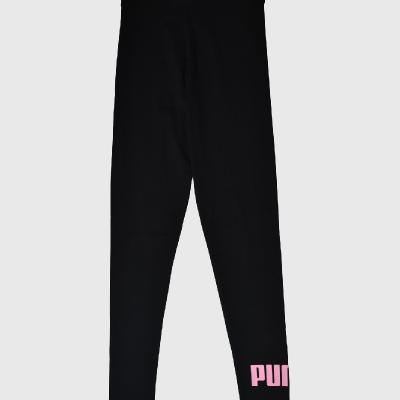 PUMA PUM ESS LOGO LEGGINGS G PUMA BLACK-MAUVED OUT