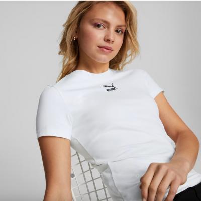 PUMA Classics Slim Tee White