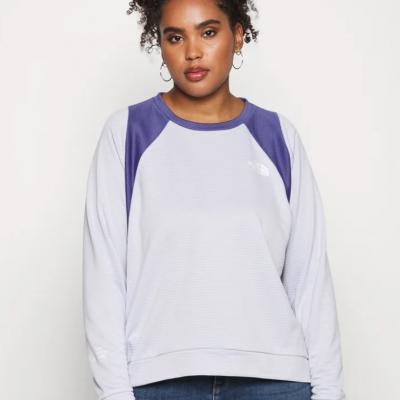 THE NORTH FACE  NTF W MA CREW NECK FLEECE DUSTY PERIWINKLE/CAVBLU