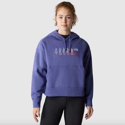 THE NORTH FACE  NTF W OUTDOOR GRAPHIC HOODIE CAVE BLUE