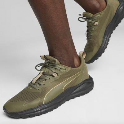 PUMA Twitch Runner Trail Olive- Black