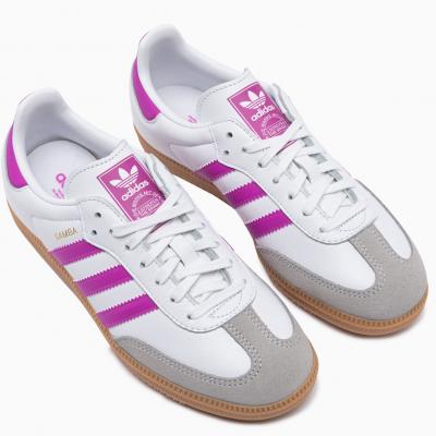 ADIDAS ADI SAMBA OG J FTWWHT/PURBUR/GUM3