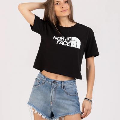 THE NORTH FACE  NTF W S/S CROPPED EASY TEE TNF BLACK