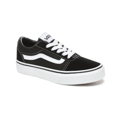 VANS  YT Ward (SUEDE/CANVAS)BLACK/WHITE