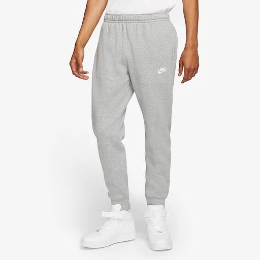 NIKE NIK NIKE SPORTSWEAR CLUB FLEECE DK GREY HEATHER/MATTE SILVER/WHITE