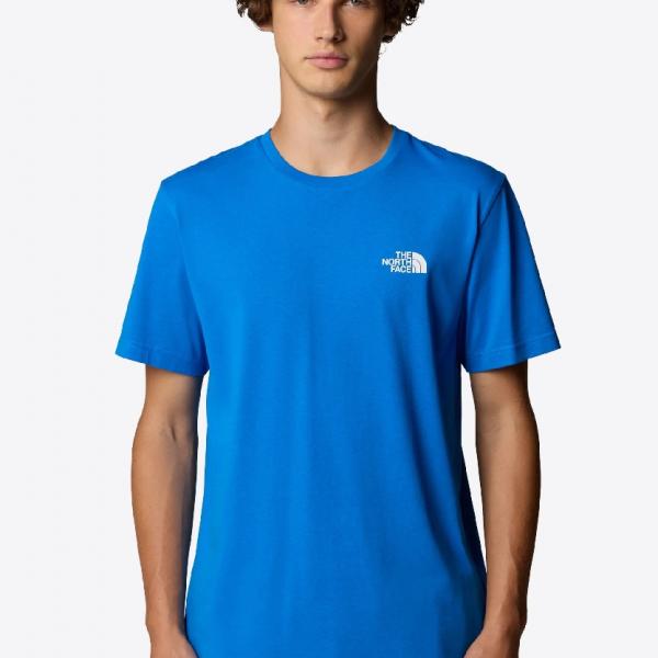 THE NORTH FACE  NTF M SS SIMPLE DOME TEE HERO BLUE