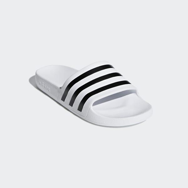 ADIDAS ADILETTE AQUA FTWWHT/CBLACK/FTWWHT