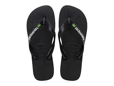 HAVAIANAS  HAV. BRASIL LOGO BLACK/BLACK