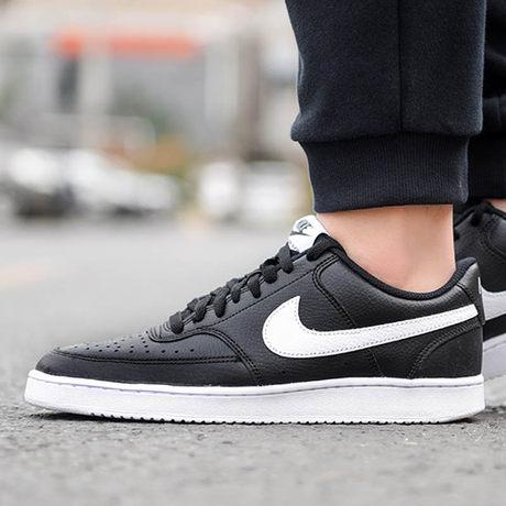 NIKE NIKE COURT VISION LO BLACK/WHITE-PHOTON DUST