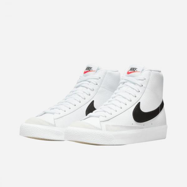 NIKE NIK NIKE BLAZER MID '77 WHITE/BLACK-TEAM ORANGE