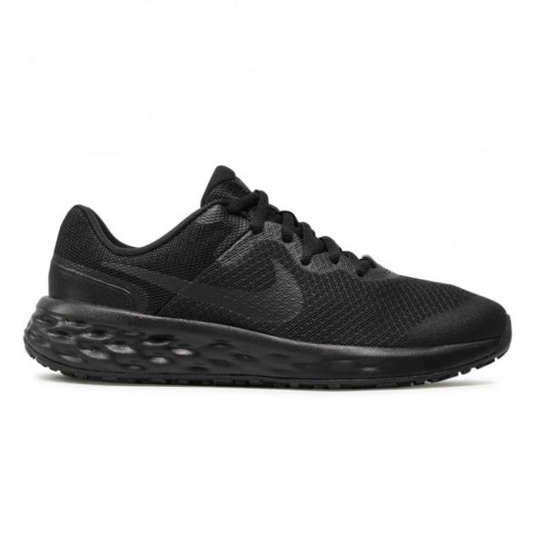 NIKE Nike Revolution 6 BLACK/BLACK-DK SMOKE GREY