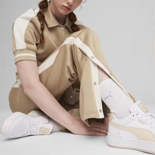 PUMA PUM T7 FOR THE FANBASE RELAXED TRACK PANTS PT PRAIRIE TAN