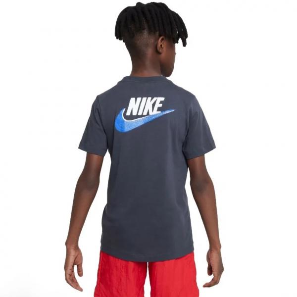 NIKE B NSW SI GRAPHIC TEE DK SMOKE GREY