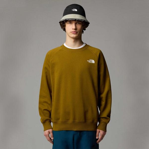 THE NORTH FACE  NTF M RAGLAN BOX NSE CREW MOSS GREEN