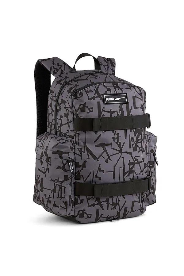 PUMA PUM PUMA DECK BACKPACK PUMA BLACK-SCRATCH PRINT AOP