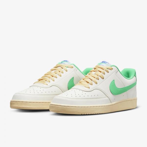 NIKE NIKE COURT VISION LO SAIL/ELECTRIC ALGAE-PALE VANILLA