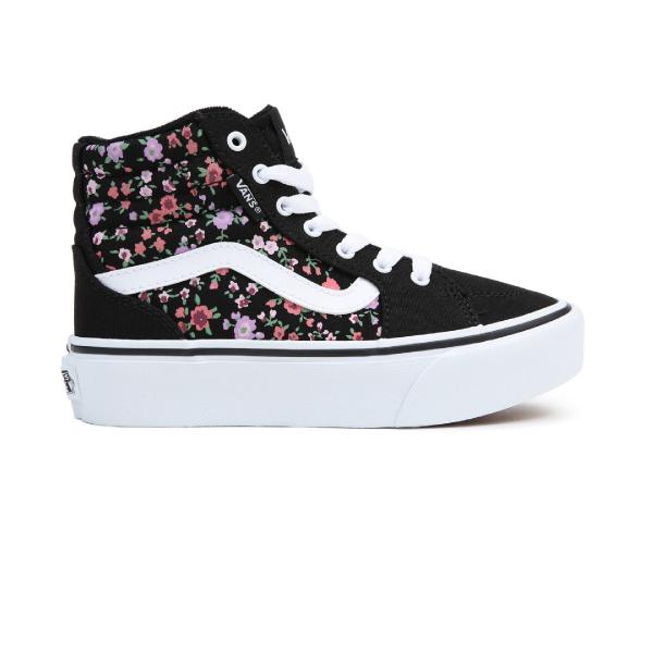 VANS  MY FILMORE HI PLATFORM DITSY FLORAL BLACK/WHITE