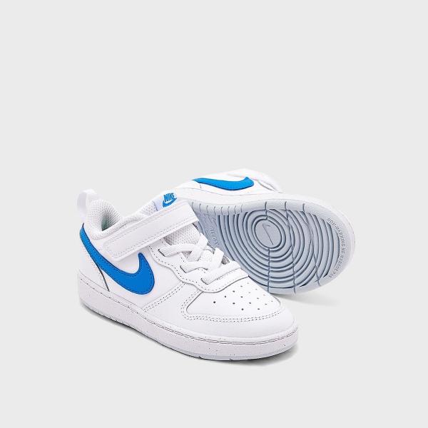 NIKE Nike Court Borough Low 2 WHITE/PHOTO BLUE-PURE PLATINUM