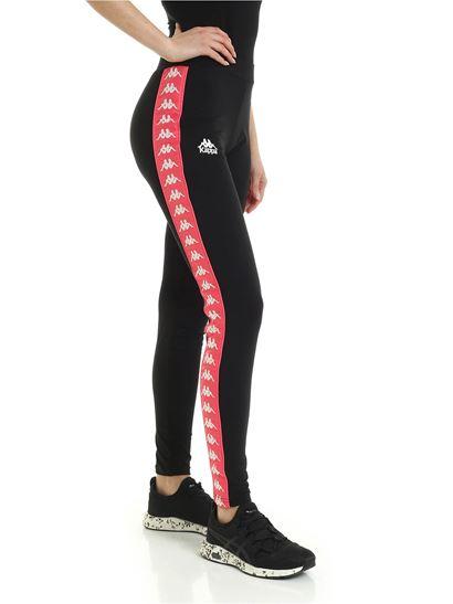 KAPPA LEGGINGS 222 BANDA ANEN BLACK-RED