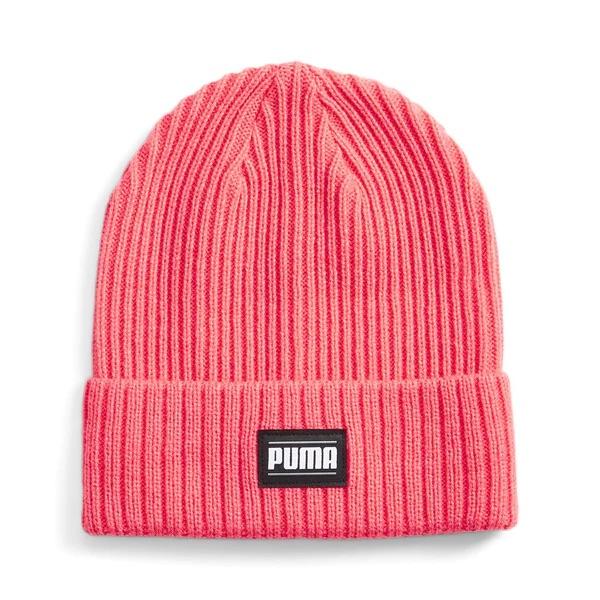 PUMA Ribbed Classic Cuff Beanie Electric Blush