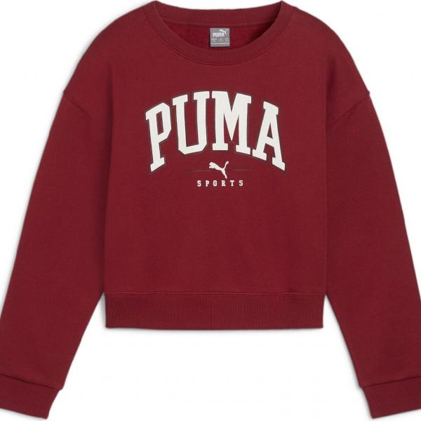 PUMA PUM PUMA SQUAD CREW FL G INTENSE RED