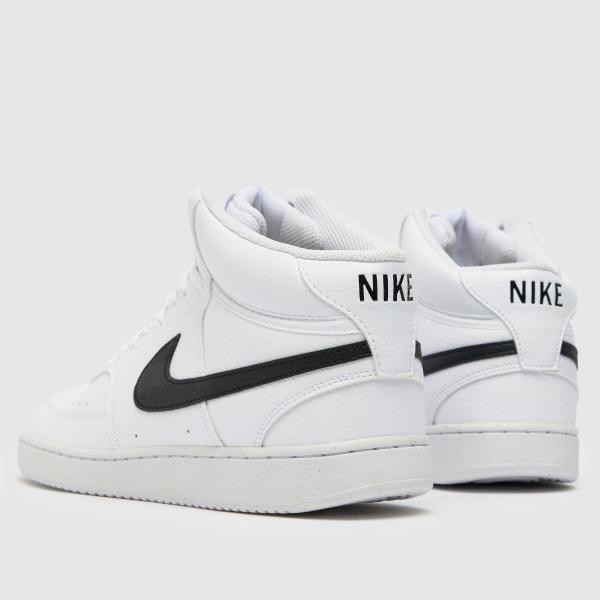 NIKE Nike Court Vision Mid Next Nature WHITE/BLACK-WHITE