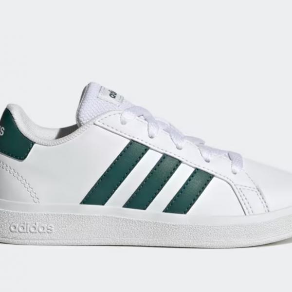 ADIDAS ADI GRAND COURT 2.0 K FTWWHT/CGREEN/FTWWHT