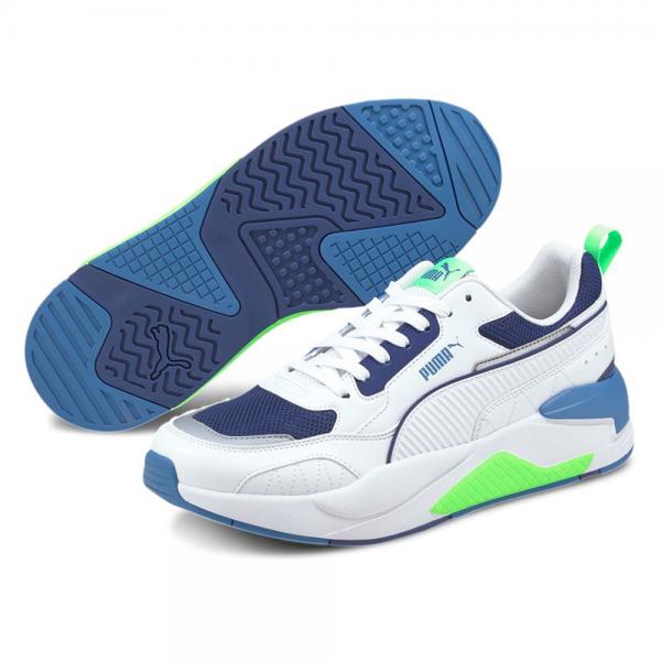 PUMA X-RAY 2 SQUARE WHITE/ELEKTRO GREEN 