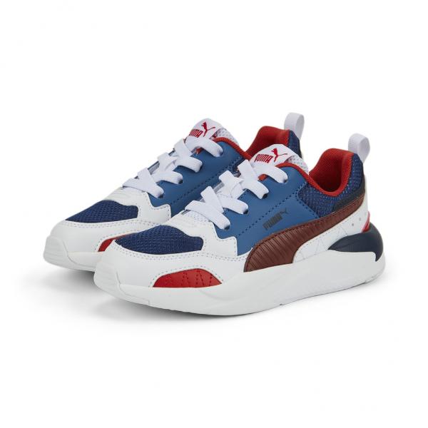 PUMA X-Ray 2 Square AC PS Puma White-Intense Red-Burnt Red-Lake Blue