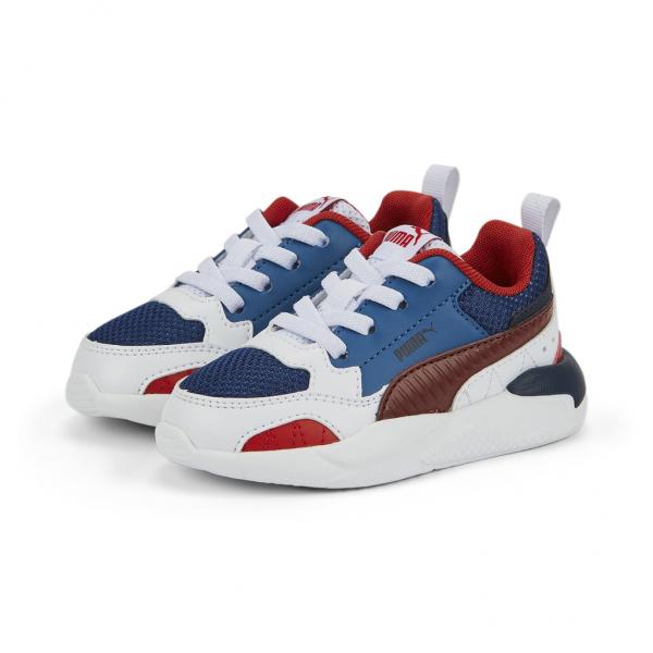 PUMA X-Ray 2 Square AC Inf Puma White-Intense Red-Burnt Red-Lake Blue