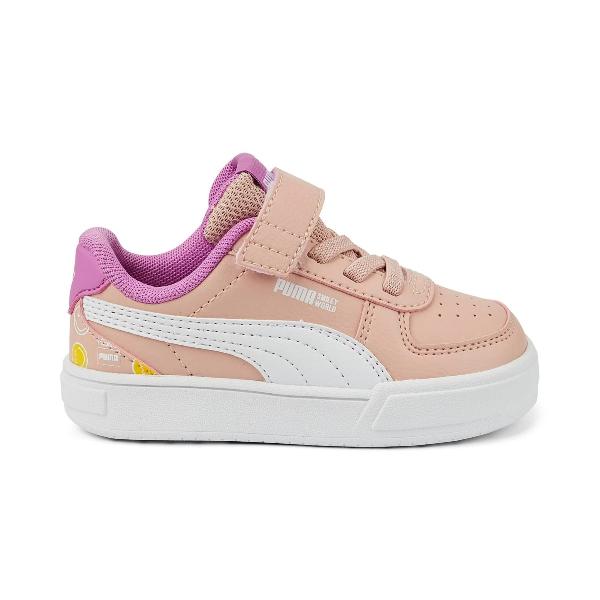 PUMA Caven SMILEYWORLD AC+ Inf Rose Quartz-Puma White-Mauve Pop-Vibrant Yellow