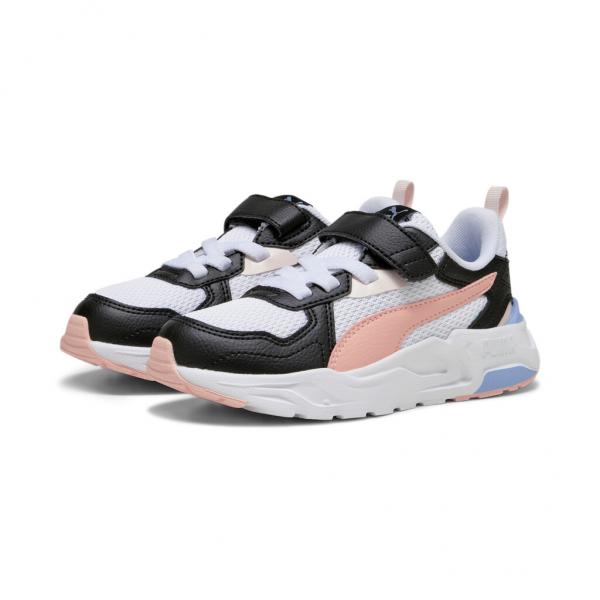 PUMA Trinity Lite AC+ PS White-Peach Smoothie- Black