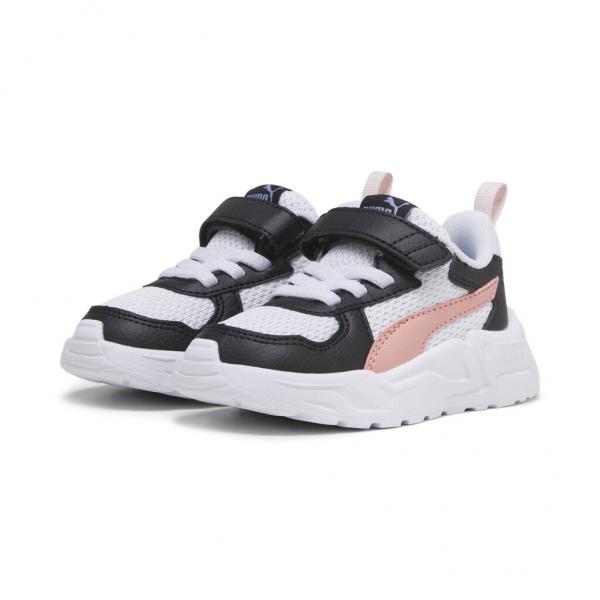 PUMA Trinity Lite AC+ Inf White-Peach Smoothie- Black