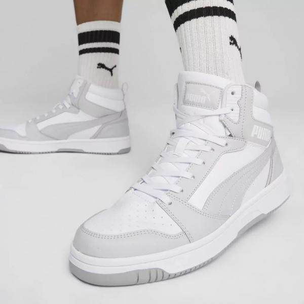 PUMA Rebound v6 White-Ash Gray