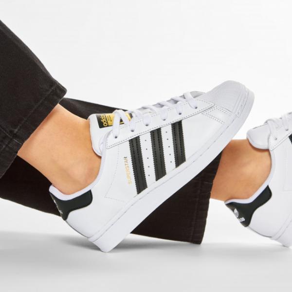 ADIDAS SUPERSTAR J FTWWHT/CBLACK/FTWWHT